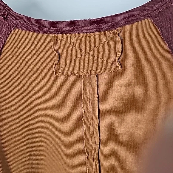 We The Free Burgundy and Mustard Top - Picture 10 of 14